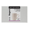 REGENT WHITE BULLET SHAPE COFFEE MUGS 4PK, 350ML