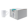 REGENT WHITE BULLET SHAPE COFFEE MUG 4 PACK, 350ML