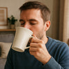 REGENT WHITE TRUMPET SHAPE COFFEE MUGS 4PK, 300ML
