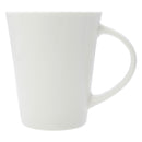 REGENT WHITE TRUMPET SHAPE COFFEE MUG 4 PACK, 380ML