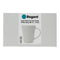 REGENT WHITE TRUMPET SHAPE COFFEE MUG 4 PACK, 380ML