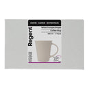 REGENT WHITE TRUMPET SHAPE COFFEE MUG 4 PACK, 380ML
