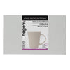 REGENT WHITE TRUMPET SHAPE COFFEE MUG 4 PACK, 380ML