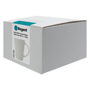 REGENT WHITE TRUMPET SHAPE COFFEE MUG 4 PACK, 380ML