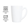 LUMINARC WHITE OPAL GLASS BULLET SHAPE COFFEE MUGS 4PK, 320ML