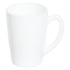 LUMINARC WHITE OPAL GLASS BULLET SHAPE COFFEE MUGS 4PK, 320ML