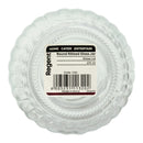 REGENT ROUND RIBBED GLASS JAR WITH GLASS LID, 670ML