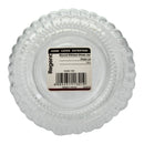 REGENT ROUND RIBBED GLASS JAR WITH GLASS LID, 1.5L