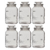 REGENT ROUND CANISTER `QUALITY` EMBOSSED WITH GLASS LID, 1,5L