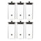 REGENT ROUND BOROCILICATE GLASS CANISTER WITH METAL LID AND BLACK KNOB, 1.3LT (230X100MM DIA)