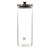 REGENT ROUND BOROCILICATE GLASS CANISTER WITH METAL LID AND BLACK KNOB, 1,7L