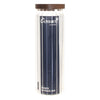 CONSOL ROUND RIBBED CANISTER WITH ACACIA LID, 1.35L (256X90MM DIA)