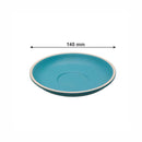 REGENT STONEWARE SAUCER MATT BLUE EA, 140MM DIA