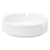 REGENT ASHTRAY ROUND WHITE CERAMIC STACKABLE, 90MM DIA