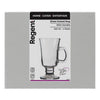 REGENT GLASS FOOTED MUGS WITH HANDLES 4PK, 240ML