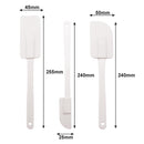 REGENT BAKEWARE RUBBER SPATULA WHITE 3 PIECE SET, (255/240MM)