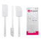 REGENT BAKEWARE RUBBER SPATULA WHITE 3 PIECE SET, (255X8X25/45/50MM)