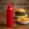 REGENT ROUND PLASTIC SAUCE BOTTLE RED 6PK, 500ML