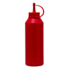 REGENT ROUND PLASTIC SAUCE BOTTLE RED 6PK, 500ML
