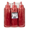 REGENT ROUND PLASTIC SAUCE BOTTLE RED 6PK, 500ML