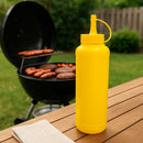 REGENT ROUND PLASTIC SAUCE BOTTLE YELLOW 6PK, 500ML