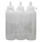 REGENT ROUND PLASTIC SAUCE BOTTLE WHITE 6 PACK, (500ML)