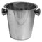 BAR BUTLER ICE BUCKET WITH KNOB HANDLES ST STEEL, 4LT (205X210MM DIA)