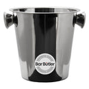 BAR BUTLER ICE BUCKET WITH KNOB HANDLES ST STEEL, 4LT (205X210MM DIA)