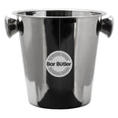 BAR BUTLER ICE BUCKET WITH KNOB HANDLES ST STEEL, 4L