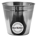 BAR BUTLER ICE BUCKET WITHOUT HANDLES ST STEEL, 1LT (145MM DIAX135MM)