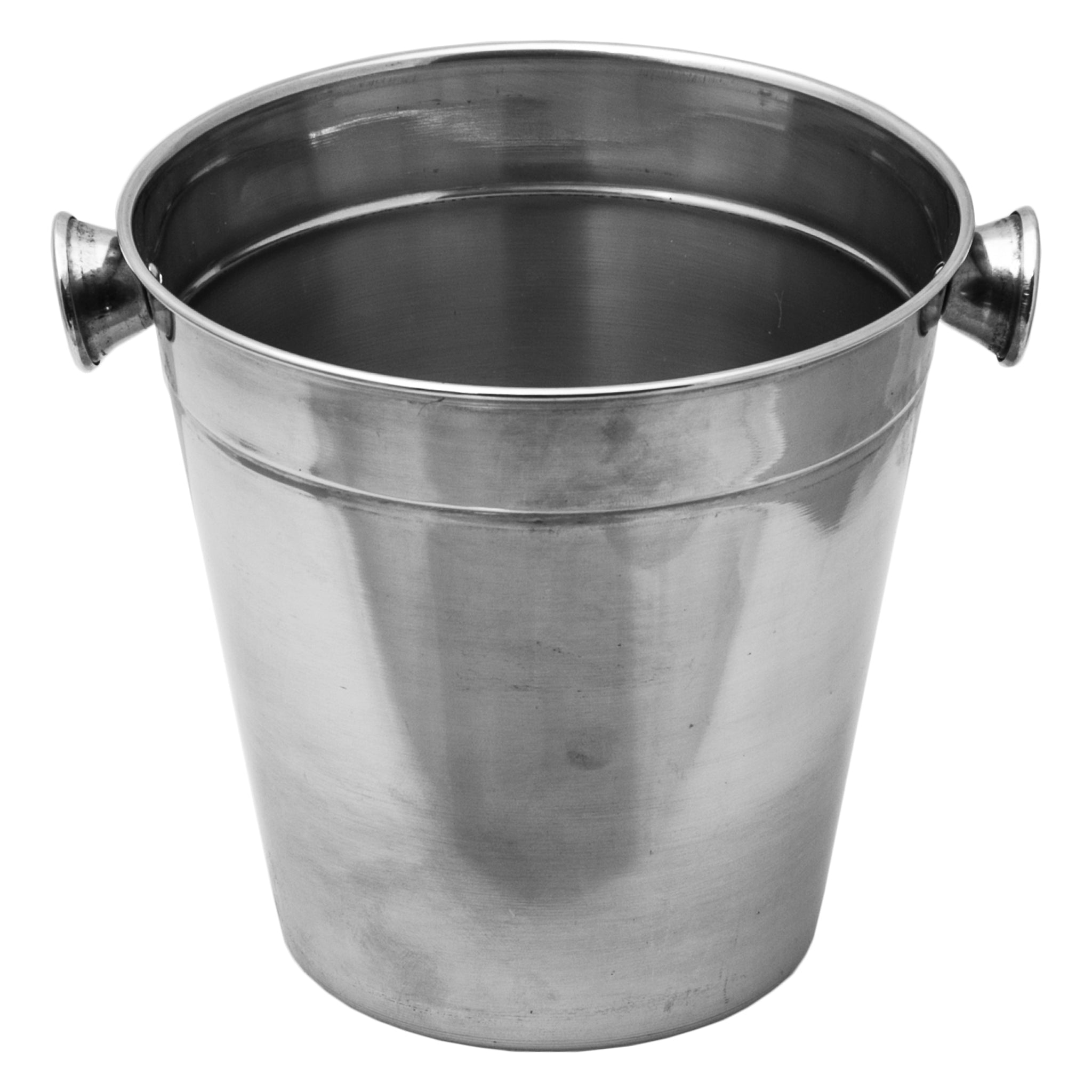 BAR BUTLER ICE BUCKET WITH KNOB HANDLES ST STEEL, 1L