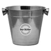 BAR BUTLER ICE BUCKET WITH KNOB HANDLES ST STEEL, 1L
