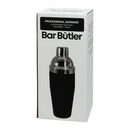 BAR BUTLER COCKTAIL SHAKER SOFT TOUCH FINISH BLACK, 750ML