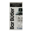 BAR BUTLER COCKTAIL SHAKER WITH 6 RECIPE MEASURES GLASS & ST STEEL, 400ML