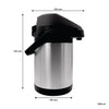 REGENT VACUUM AIRPOT DOUBLE WALL PUMP ACTION ST STEEL, 3L