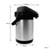 REGENT VACUUM AIRPOT DOUBLE WALL PUMP ACTION ST STEEL, (3LT)