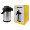 REGENT VACUUM AIRPOT DOUBLE WALL PUMP ACTION ST STEEL, (3LT)