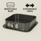 REGENT BAKEWARE SPRINGFORM SQUARE NON STICK CAKE PAN, (280X280X65MM)