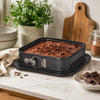 REGENT BAKEWARE SPRINGFORM SQUARE NON STICK CAKE PAN, 280X280X65MM