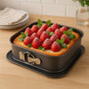 REGENT BAKEWARE SPRINGFORM SQUARE NON STICK CAKE PAN, (280X280X65MM)
