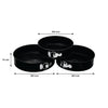 REGENT BAKEWARE SPRINGFORM ROUND NON STICK CAKE PANS 3PK, 240 l 260 l 280MM DIAX70MM