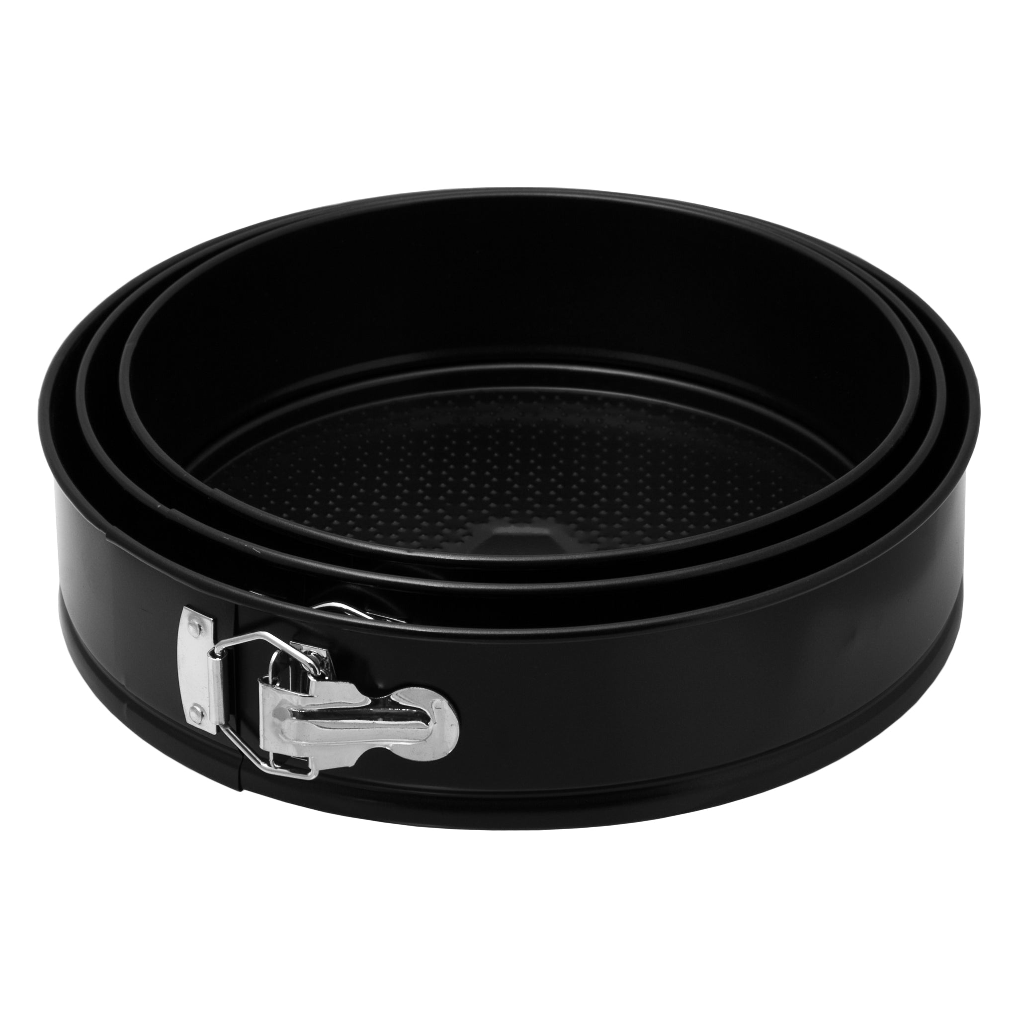 REGENT BAKEWARE SPRINGFORM ROUND NON STICK CAKE PANS 3PK, 240 l 260 l 280MM DIAX70MM