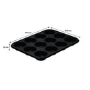 REGENT BAKEWARE MUFFIN PAN 12 CUP, (355X265X28MM)