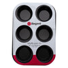 REGENT BAKEWARE MUFFIN PAN 6 CUP, 265X185MM