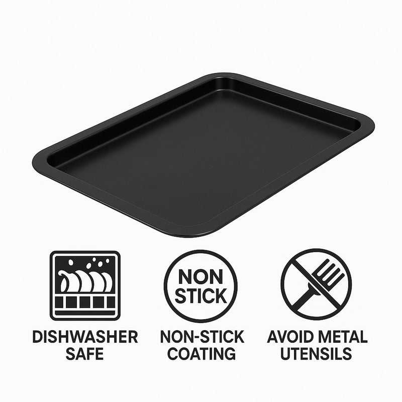 REGENT BAKEWARE BAKING TRAY RECT. MEDIUM, (372X256X16MM)