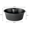 REGENT BAKEWARE CHIFFON CAKE PAN NON STICK WITH REMOVEABLE BASE, 245MM DIA