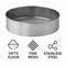 REGENT BAKEWARE FLOUR SIEVE WITH FINE MESH ST.STEEL, (240MM DIA)