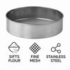 REGENT BAKEWARE FLOUR SIEVE WITH FINE MESH ST.STEEL, (240MM DIA)