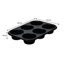 REGENT BAKEWARE JUMBO MUFFIN PAN 6 CUP, (320X215X38MM)
