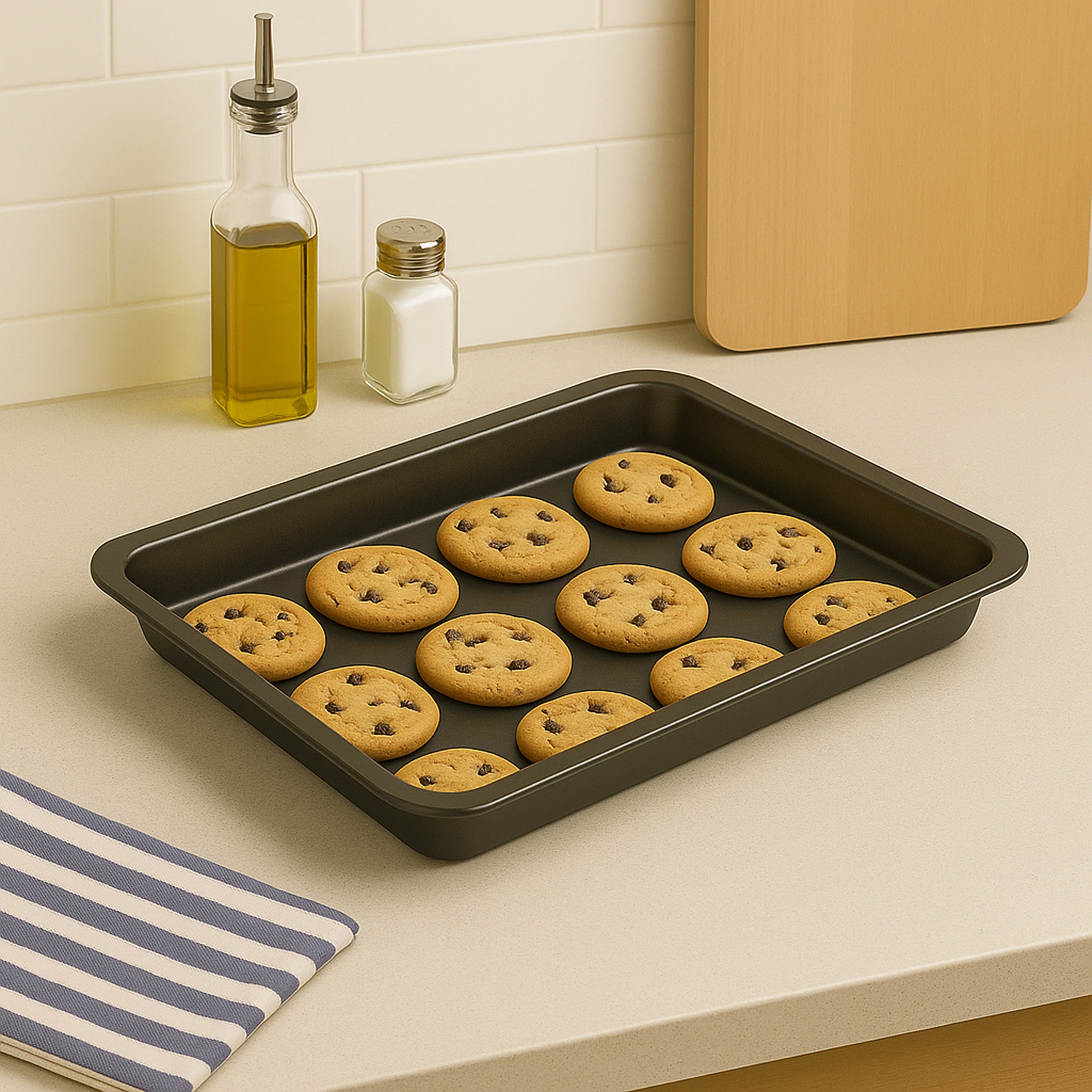 REGENT BAKEWARE BAKING PAN DEEP RECTANGULAR, 425X285MM